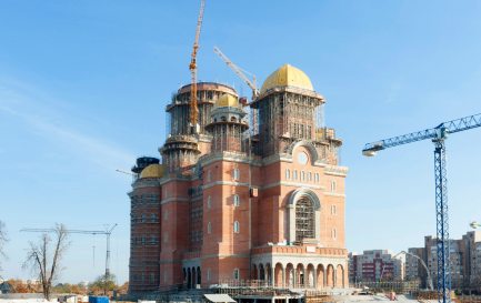 Le chantier de la cathédrale en novembre 2018. / Mihail/CC(by-sa)