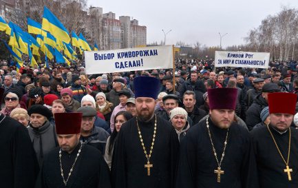 En 2015, les prêtres de l&#039;Eglise orthodoxes russes militaient pour leur candidat pro-russe à la présidentielle. / IStock