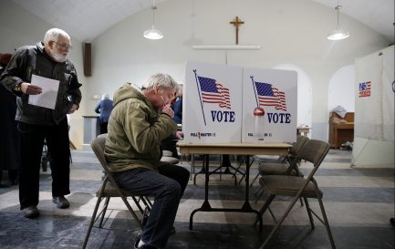 Aux Etats-Unis, des Eglises mettent à disposition leurs lieux pour faciliter l&#039;accès au vote dans les quartiers pauvres. / RNS / AP