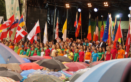 Célébration finale de la rencontre de Ensemble pour l'Europe, Munich, juillet 2016