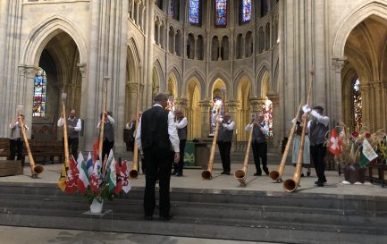 1er Août à la cathédrale de Lausanne / ©Line Dépraz