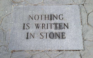 Rien n&#039;est écrit dans la pierre / Rien n&#039;est écrit dans la pierre